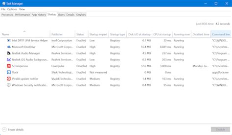 How to view and disable startup programs from Windows 10's Task Manager ...