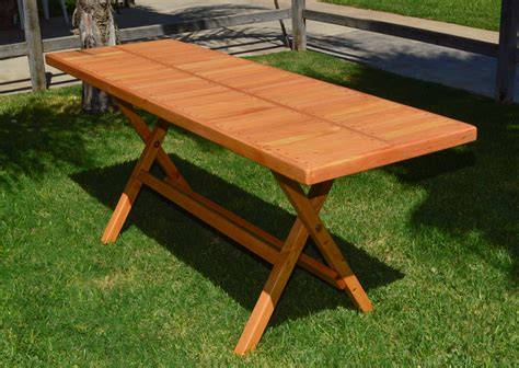 Outdoor Rectangular Folding Table: Custom Table-Top Design