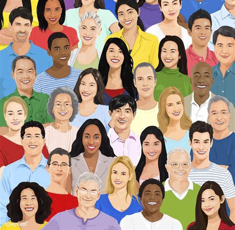Illustration of diverse people | free image by rawpixel.com | Diverse ...
