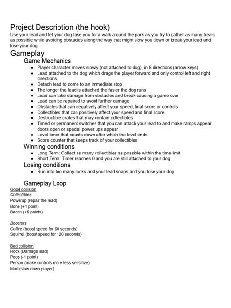 Game Design Document | PDF