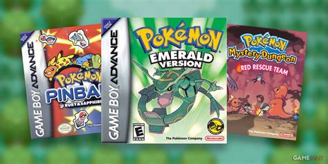 The Best Pokemon Games on the Game Boy Advance