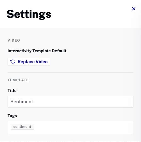 Adding User Sentiment to a Video