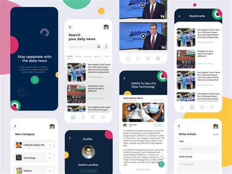 News Aggregator Mobile App by mTouchlabs official on Dribbble