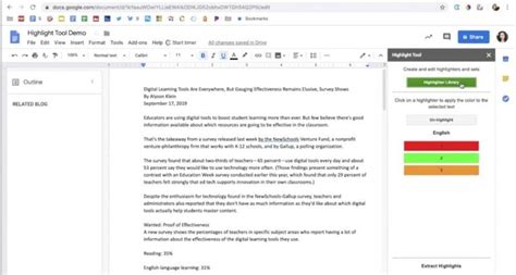 The Highlighting Method: A guide to marking what is important - E-Student