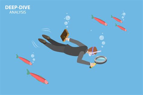 Deep Dive Analysis stock vectors - iStock