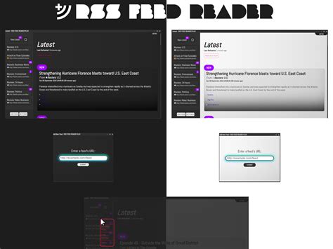 GitHub - ericm/RSS-Feed-Reader-Plus: Advanced Multi-Platform Desktop ...