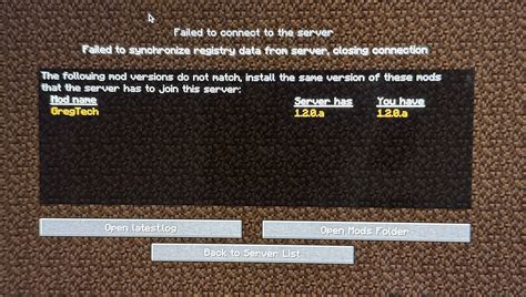 Anyone know how to resolve mod versions not matching the sever? : r ...