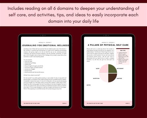 The Creative Art of Self Care Digital Workbook, Self Care Planner, Self ...