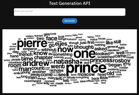 Text generator ui