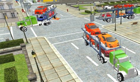 Car Carrier Trailer — play online for free on Yandex Games