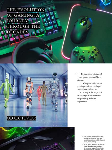 The Evolution of Video Games, A Journey Through Decades | PDF