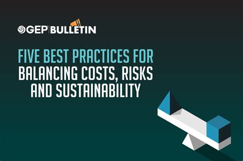 Five Best Practices for Balancing Costs, Risks and Sustainability | GEP