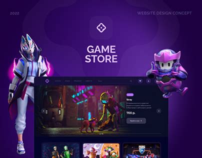 GAME STORE | WEBSITE DESIGN CONCEPT | Behance