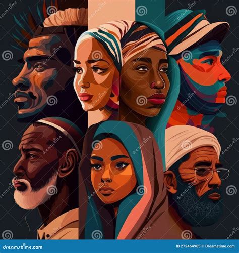 Unity in Diversity: Illustration of a Diverse Group of People from ...