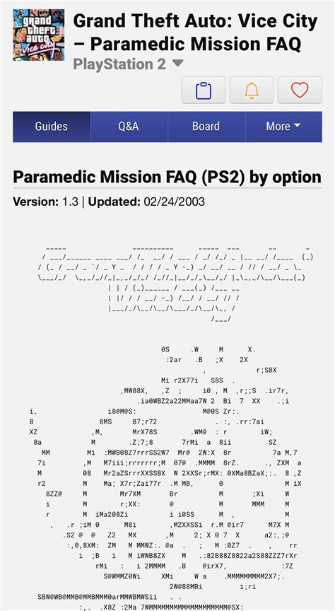 The finest guide written for any video game ever. I have read it many ...