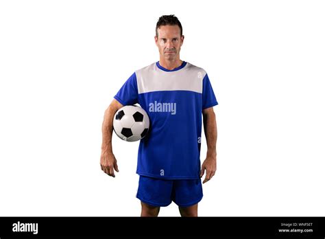 Focused Soccer Player Stock Photo - Alamy