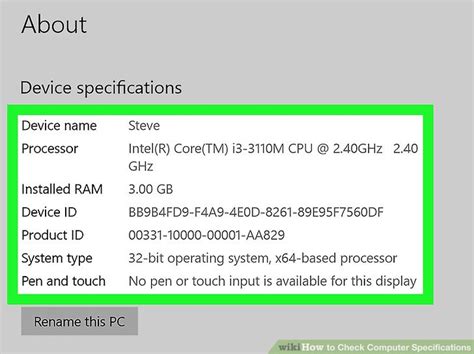 3 Ways to Check Computer Specifications - wikiHow