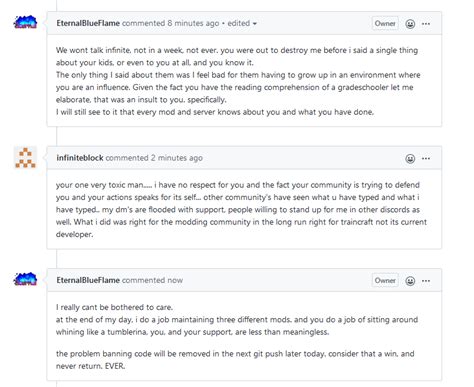 [Minecraft Modding] Mods disallowing certain users from playing them ...