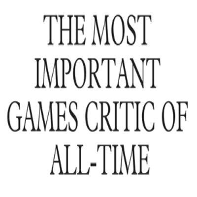 The Best Game Critic (@bestgamescritic) | Twitter