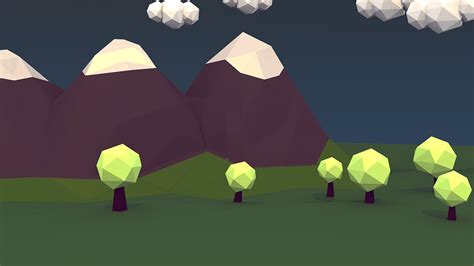 Free illustration: Blender, Low Poly, Mountains - Free Image on Pixabay ...