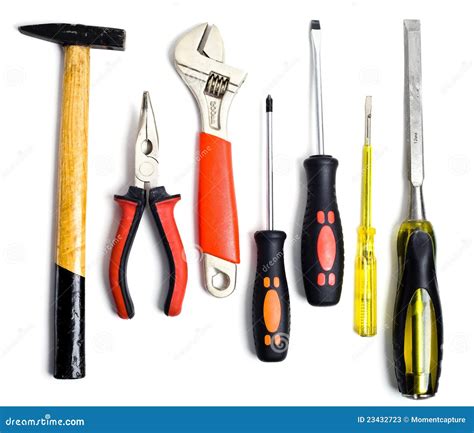 Set of tools stock image. Image of tools, nose, plumber - 23432723