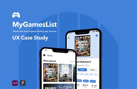 MyGamesList Game Tracking App Concept UX Case Study on Behance