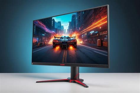 Premium Photo | The highquality display of the gaming monitor with ...