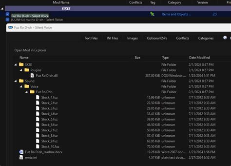 Clarification on Mods with INI Configurations - Step Skyrim SE Guide ...