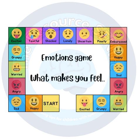 Emotions Board Game | Emotional Literacy Resource | How Do You Feel ...