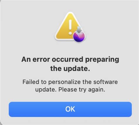 [Sequoia] 'An error occurred preparing the software update'