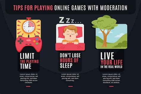 Free Vector | How to play games with moderation ideas