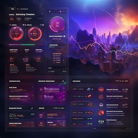 Premium AI Image | Web Dashboard Gaming Player Statistics Leaderboard ...