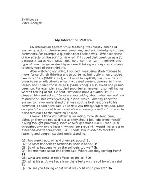 Video Analysis | PDF