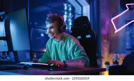 Happy Gamer Play Photos and Images | Shutterstock