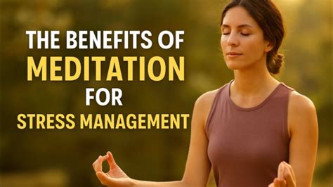 The Benefits of Meditation for Stress Management - YouTube