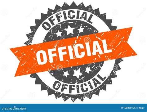 Official Stamp. Official Grunge Round Sign Stock Vector - Illustration ...