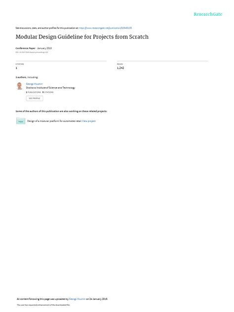 Modular_Design_Guideline_for_Projects_from_Scratch | PDF | Modularity ...