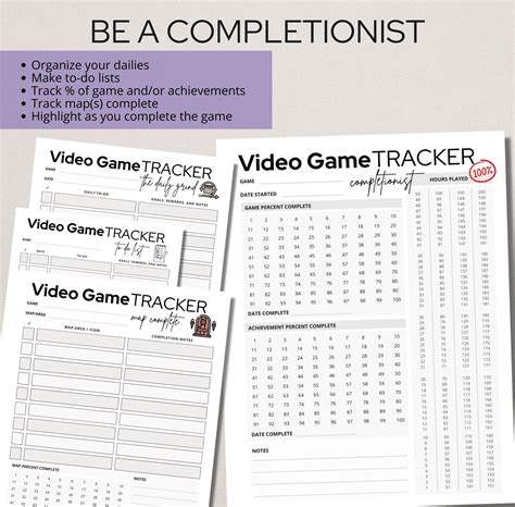 Board Game and Video Game Trackers Bundle Track Wins, Ratings, Reviews ...