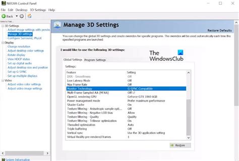 How to enable G-Sync/FreeSync & maximize monitor refresh rates for smoother gaming?