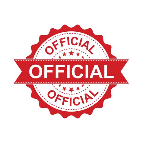 Official grunge rubber stamp. Vector illustration on white background ...