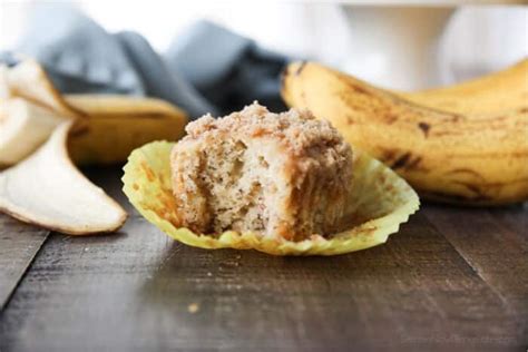 Banana Crumb Muffins | Dessert Now Dinner Later