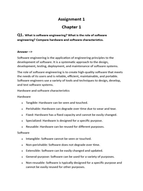 Software Engineering Notes | PDF | Agile Software Development ...