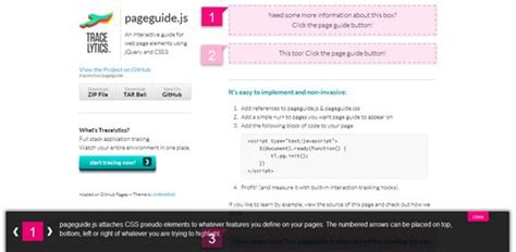 An Interactive Visual Guide For Better User Experience: Pageguide.js ...