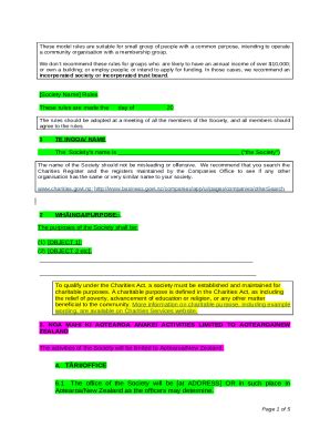 9 Community Rules Examples to Inspire Your Guidelines Doc Template ...