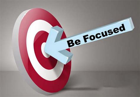 On Being Focused - Staying On Task