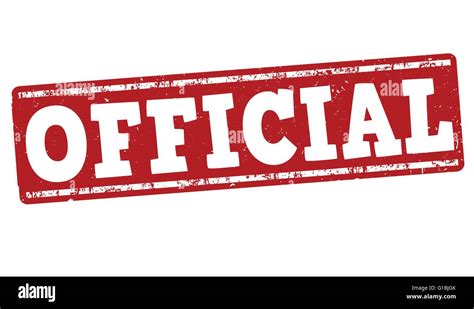 Official grunge rubber stamp on white background, vector illustration ...