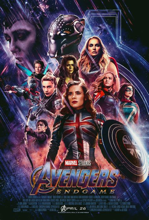 [fanart] avengers endgame poster re-edit with some of the current ...