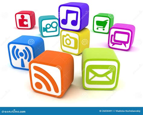 Multimedia stock de ilustración. Ilustración de comunicación - 26030491