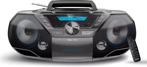 Brandclub - Philips Portable CD Player Boombox Bluetooth with Cassette ...
