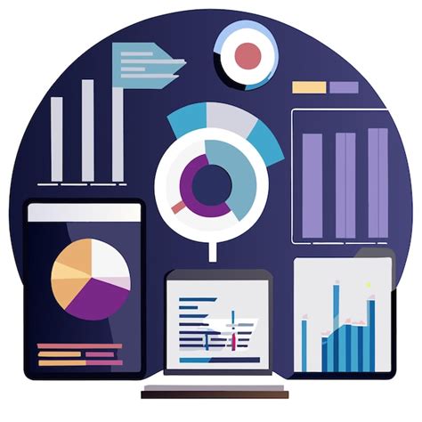 Premium Vector | Marketing growth statistics template or analyzing ...